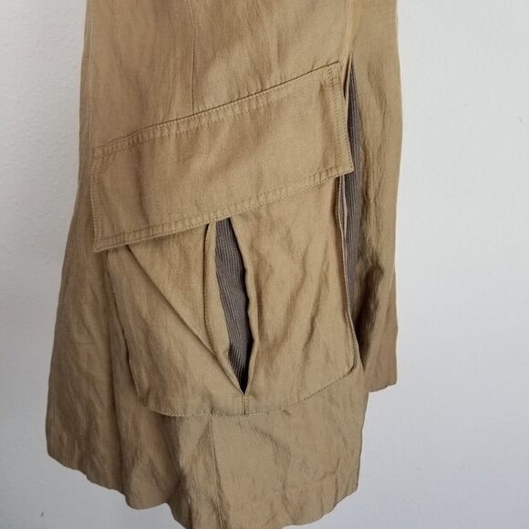 Cabi treasure hunter pea coat khaki 840 - Picture 6 of 9